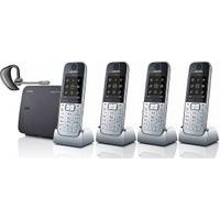 Gigaset SL785 Quad Bluetooth Phone with Voyager Pro Headset