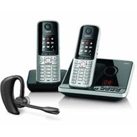 Gigaset S810A Twin DECT Phone with Voyager HD Headset