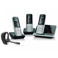 Gigaset S810A Trio DECT Phone with Voyager HD Headset