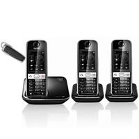 Gigaset S820A Trio Hybrid DECT Phone with M25 Headset