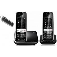 Gigaset S820A Twin Hybrid DECT Phone with M55 Headset