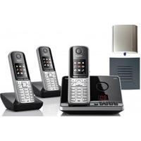 Gigaset S795 Trio DECT Phones with Long Range Booster & Aerial