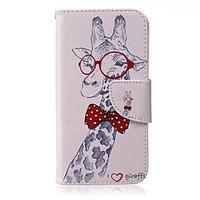 Giraffe Pattern PU Leather Material Phone Case for Samsung Galaxy J1/J1ACE/J2/J3/J5/J7/G360/G530