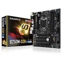 gigabyte b250m d3h socket 1151b250ddr4s ata 600micro atx