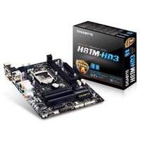 Gigabyte GA-H81M-HD3 Motherboard Socket 1150 H81 Express MicroATX Gigabit LAN (Integrated Graphics)