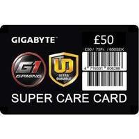 GIGABYTE £50 Super Care Card extended warranty insurance card