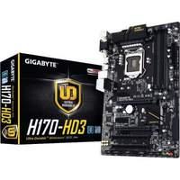 gigabyte ultra durable h170 hd3 motherboard intel core i3i5i7pentiumce ...