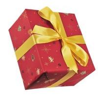Gift Wrapping Xmas Design Red