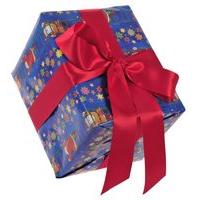 Gift Wrapping Xmas Design Blue