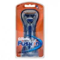 Gillette Fusion Manual Razor With 2 Cartridges