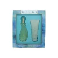 giorgio beverly hills wings gift set 90ml edt 100ml body moisturiser