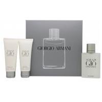 Giorgio Armani Acqua Di Gio Gift Set 100ml EDT + 75ml Aftershave Balm + 75ml All Over Body Shampoo