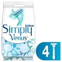 Gillette Simply Venus 2 Women\'s Disposable Razors 4 Count