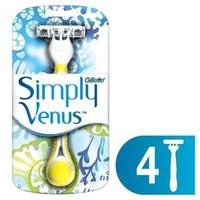 Gillette Simply Venus 3 Plus Disposable Razor x4