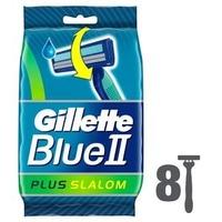 gillette blue ii plus slalom 8 razors