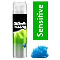 gillette mach3 sensitive shaving gel 200ml