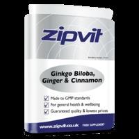 ginkgo biloba with ginger and cinnamon 120 capsules