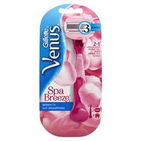 gillette venus spa breeze womens razor with bladerefill and shower hol ...