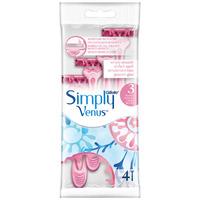 gillette simply venus womens disposable razors 4pk