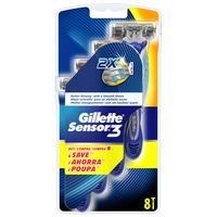 Gillette Sensor 3 Disposable Razors 8pk