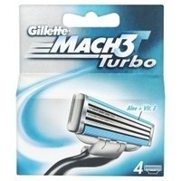 Gillette® Mach3 Turbo x 4