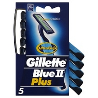 gillette blue ii plus x 5