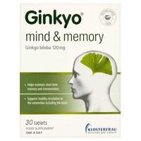 Ginkyo Mind & Memory One-a-day 120mg 30 Tablets