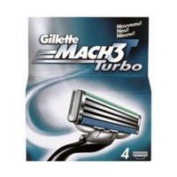 Gillette MACH3 Turbo Cartridges (4x)