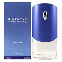 Givenchy Blue Label Gift Set - 100 ml EDT Spray + 2.5 ml Aftershave Balm + 2.5 ml Hair & Body Shower Gel