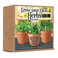 gif grow your own herbs set