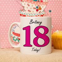 Girls 18th Birthday Mug