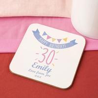 Girls 30th Birthday Drinks Coaster