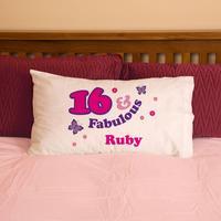 Girls 16 And Fabulous Pillowcase