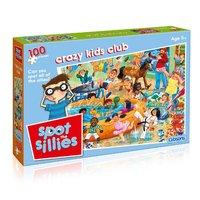 gibsons spot the sillies kids club jigsaw puzzle 100 pieces