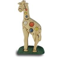Giraffe Handcrafted Wooden Puzzle