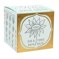 gin tonic scented bath salts