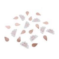 Ginger Ray Hello World Rose Gold and Clouds Table Confetti 14g