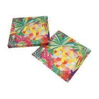 Ginger Ray Hot Summer Iridescent Pineapple Paper Napkins 16 Pack