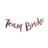 Ginger Ray Rose Gold Team Bride Hen Party Bunting 2m