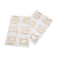 Ginger Ray Rose Gold Temporary Wedding Tattoos 12 Pack
