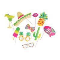 Ginger Ray Hot Summer Photo Booth Props 10 Pack