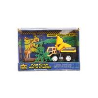 Giraffe & Backhoe Set