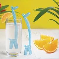 Giraffe Straws - Pack of 2