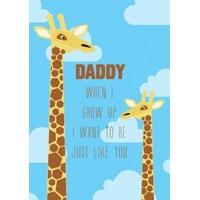 Giraffe | Father\'s Day card | FD1008