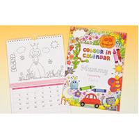 Girls\' Personalised Colour in Calendar