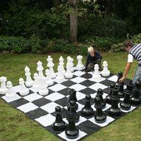 giant outdoor garden chess set by garden games