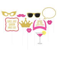 Girls Night Out Photo Booth Props Set
