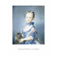 Girl With A Kitten By Jean Perro...