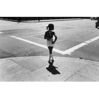 Girl on Street Corner by Michael Ormerod