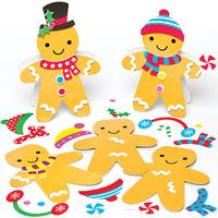 gingerbread man mix amp match card kits pack of 24